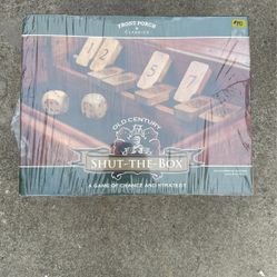 Shut-the-box board game