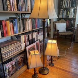 Pottery Barn floor, end table Lamp and desk lamp (3 Together) 