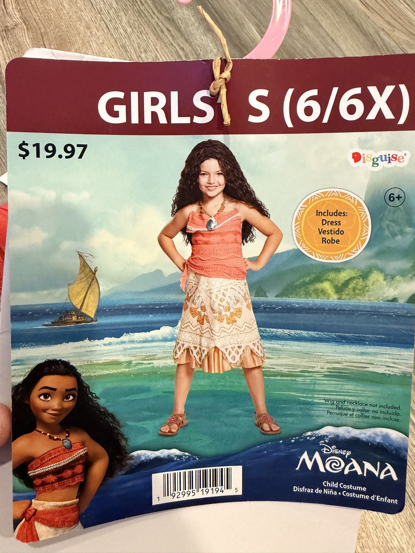 Halloween 6x Moana Costume