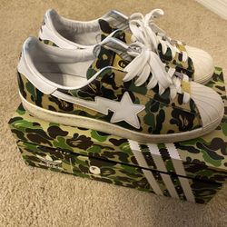 Bape X Adidas Superstar Sz 10.5