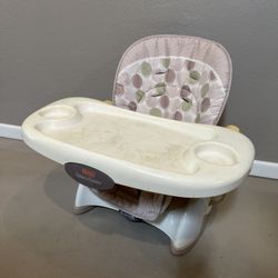 Free Space Saver High Chair - Straps To A Chair