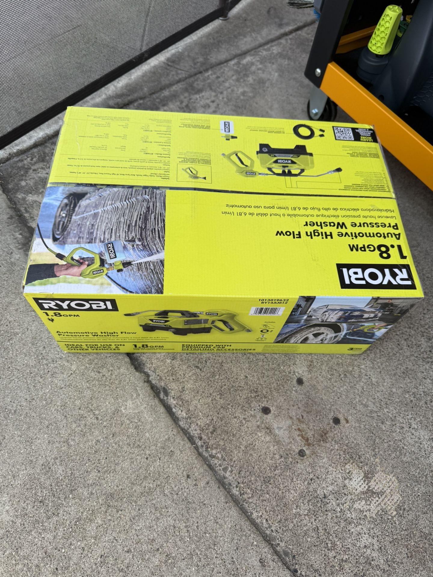 Ryobi Pressure Washer 1.8 GPM