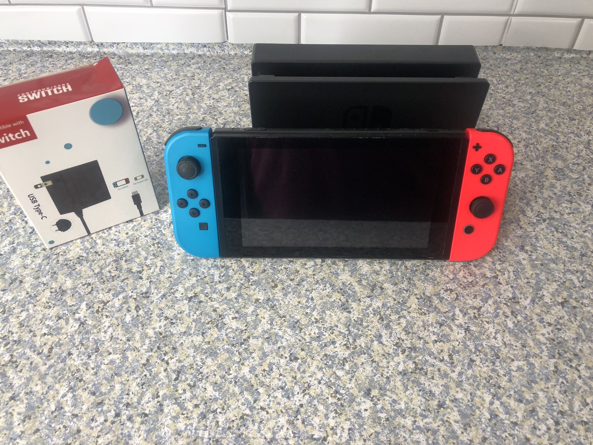 Nintendo Switch 32 gb with docking station no offers or trades please!!