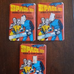 I have this 3 Vintage TV Show SPACE 1999 NEW Bubble Gum Cards (1975) with GUM packs 