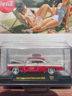 M2 Machines Coca-Cola 1957 Dodge Custom Royal Lancer D500