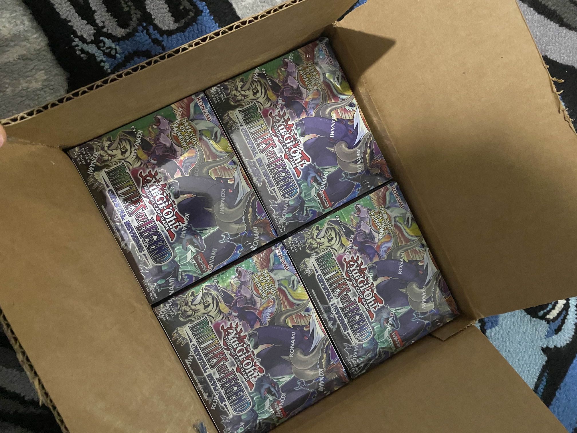 Yugioh Battles Of Legend Crystal Revenge Booster Box Case (12 Boxes)
