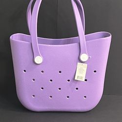 Medium Bogg Style Tote with Charms