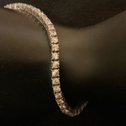 7” 925 Sterling Silver Tennis Bracelet