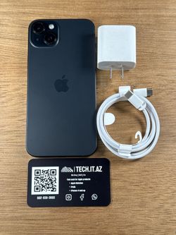 📱 iPhone 15 Plus | Black | Cricket Only | Hablo Español