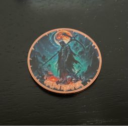 Grim Reaper 1 oz copper round coin