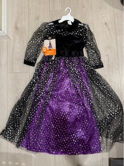 Girl’s Witch Dress Lights Up  Halloween Sz L