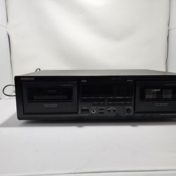 Onkyo TA-RW344 Dual Cassette Tape Deck Player Recorder preowned home audio