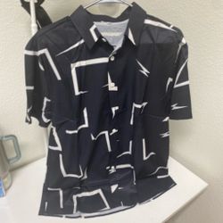 Black and White modern polo