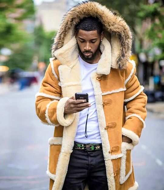 Brand New. Men's Winter Hooded Jacket