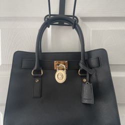 Michael Kors Black Handbag W/ Wallet 