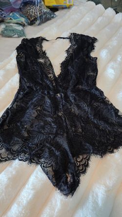 Black Lace Onesie Romper