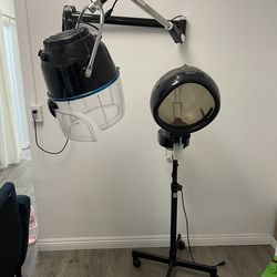 Wall Mount Dryer & Rolling Hair Steemer