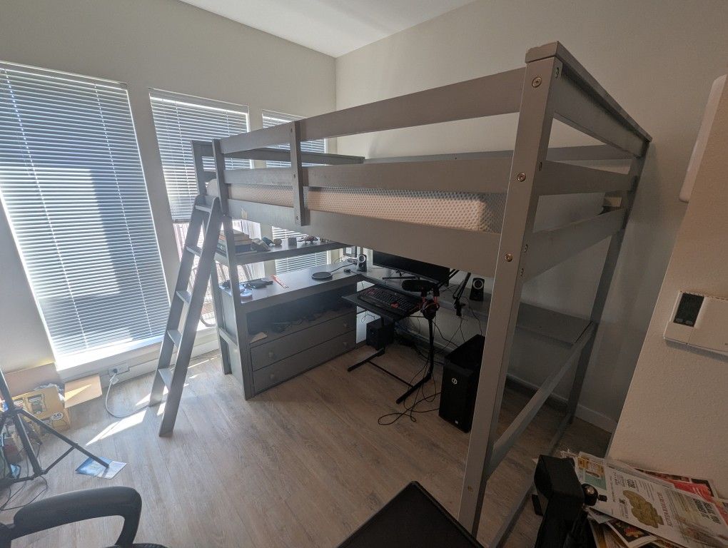 Loft Bed with Built In Desk