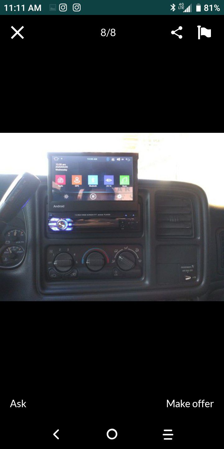 Android flip out stereo