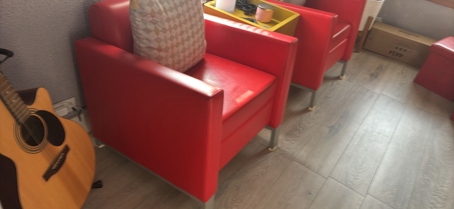 RED LEATHER Chairs