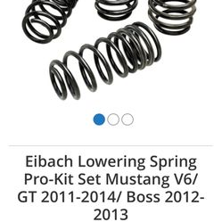 2011-2014 Mustang  Lowering Springs