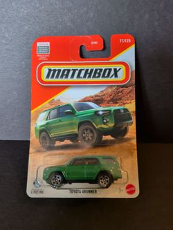 Matchbox Cars Green Toyota 4Runner