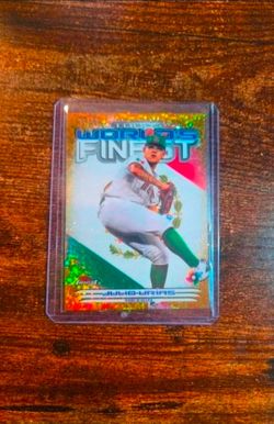 2023 TOPPS WORLD'S FINEST MEXICO JULIO URIAS MINI GOLD DIAMONDS REFRACTOR #35/50