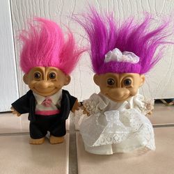 Trolls - Bride and Groom Figures
