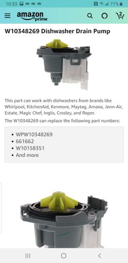 dishwasher pump