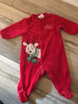 3 month christmas baby onesie