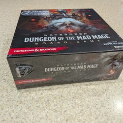 Water Deep Dungeon Of The Mad Mage Board Game Dungeons& Dragons Wizkids Brand New Unopened Premium Edition