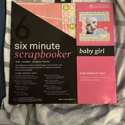 Autumn Leaves 12 x 12 Six Minute Scrapbooker Baby Girl Pages Kit