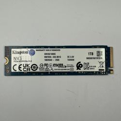 Kingston 2280mm SNV3S 1TB M.2 NVMe Gen 4.0 x 4 SSD