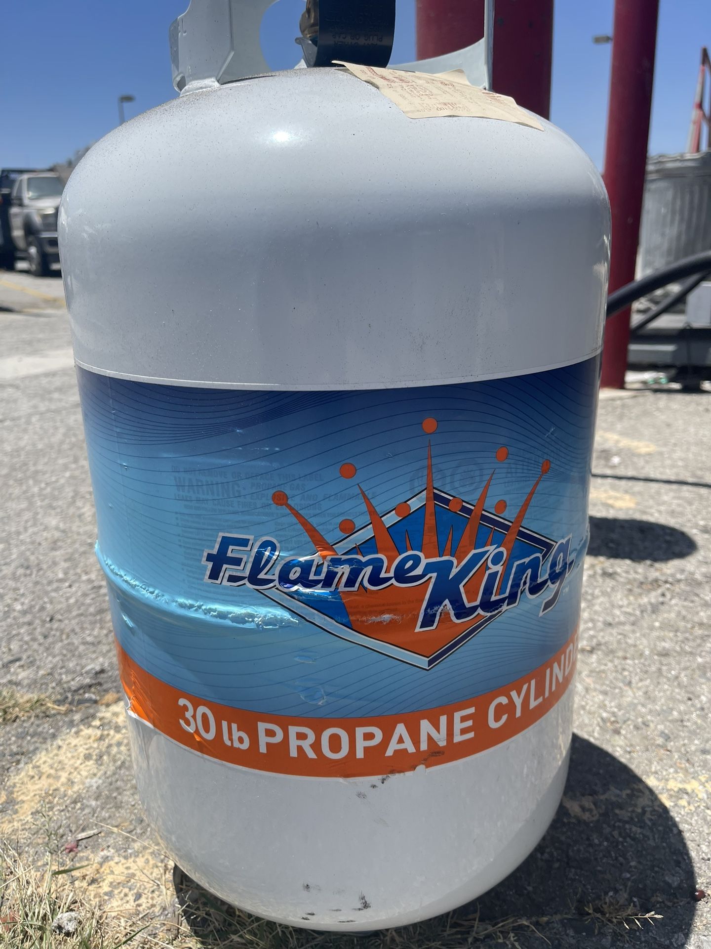 full propane tank