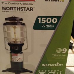 Coleman Northstar Ultra bright propane Lantern 1500 lumens