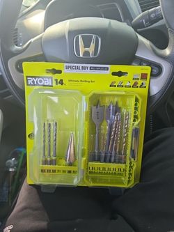 ryobi 14 pc ultimate drilling set