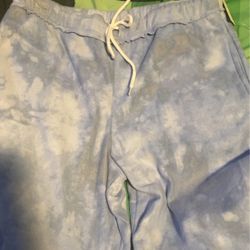 High Rise Fleece Jogger Pants Size Large 