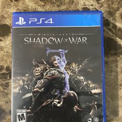 Shadow Of War Middle Earth Ps4 