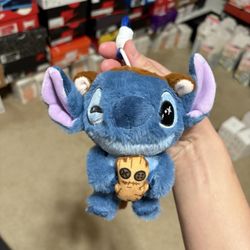 Marvel Disney Stitch Cosbi Plush Keychain - Stitch as Rocket