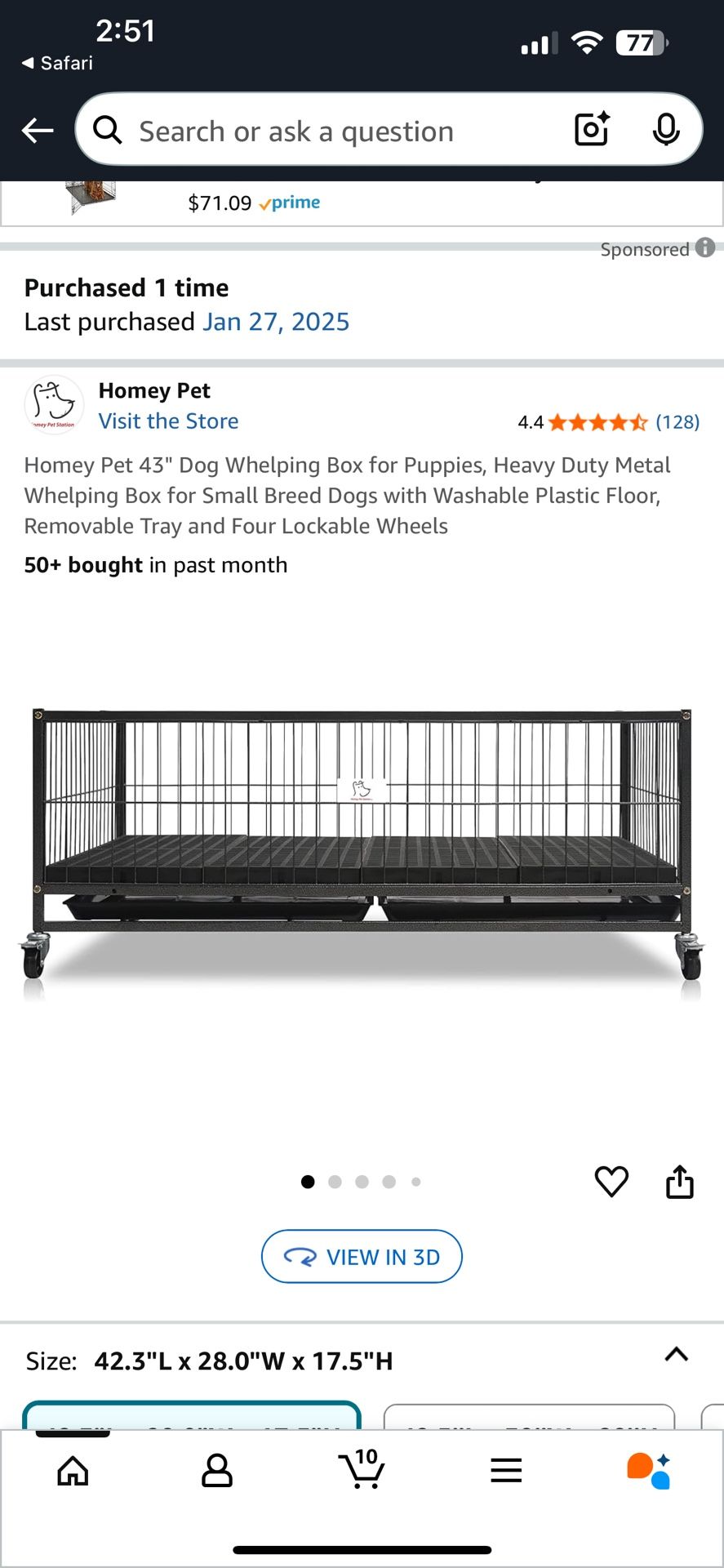 WHELPING CAGE FOR PUPS