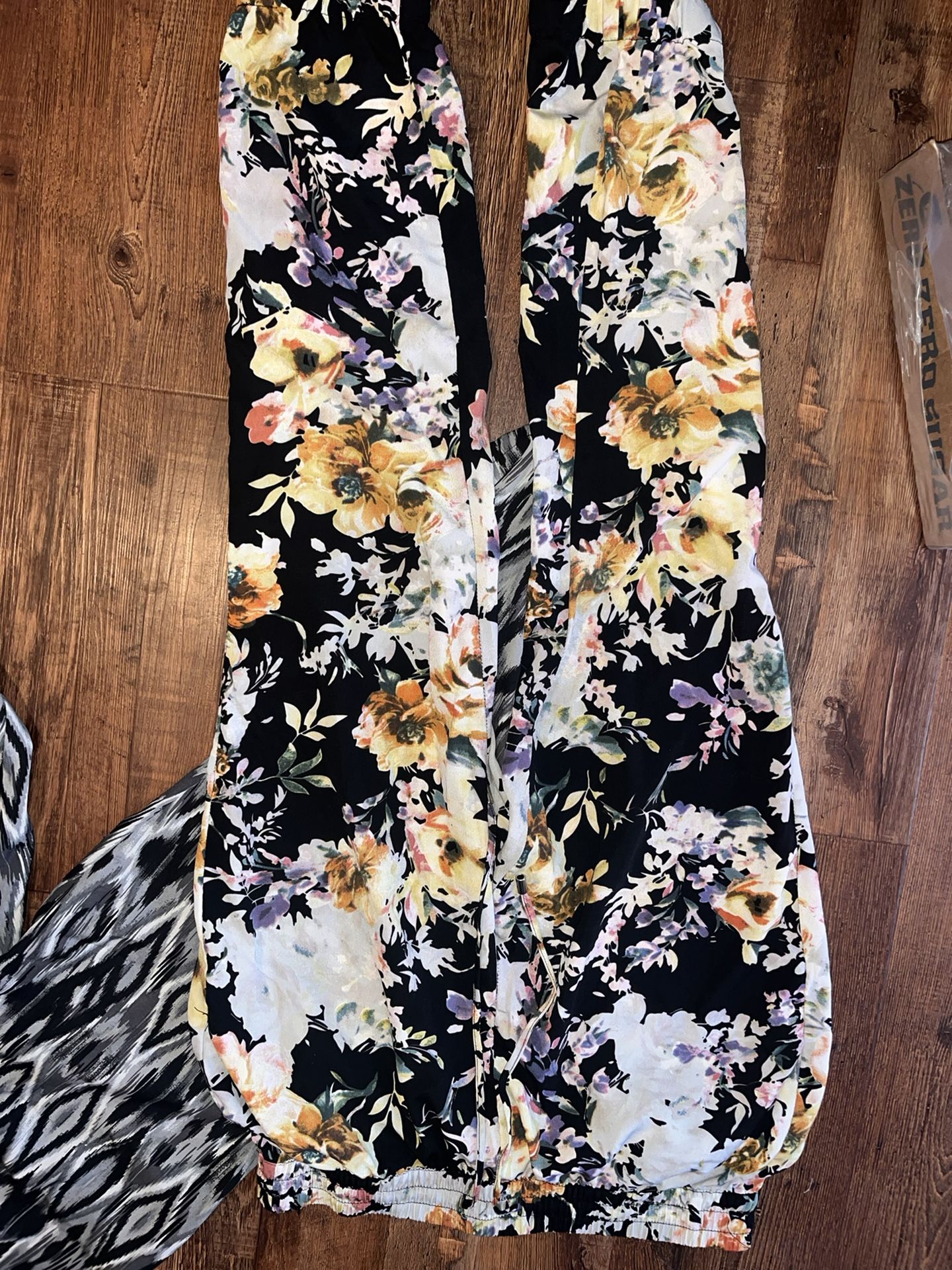 Floral joggers