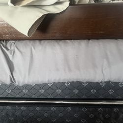 Mattress bed twin size with frame