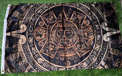 Aztec Calendar flag size 5’x3’