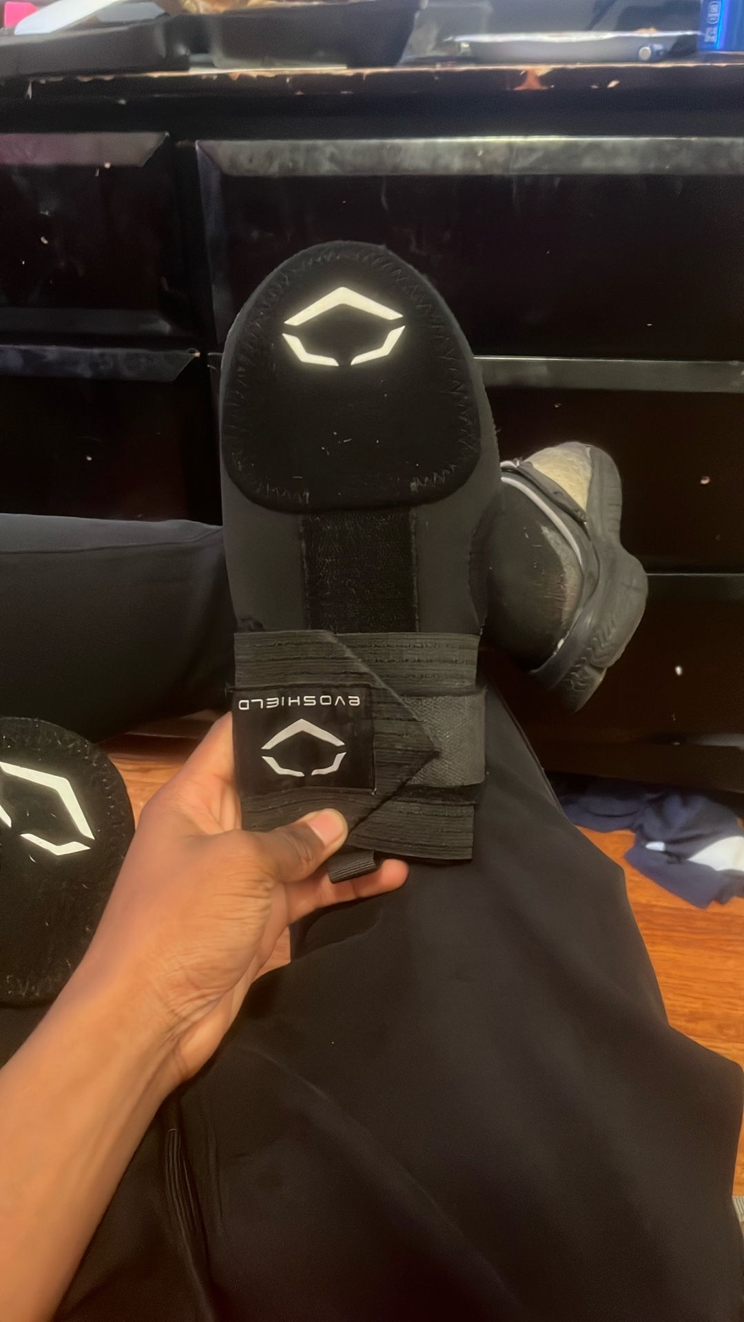 evoshield left-handed sliding mitt