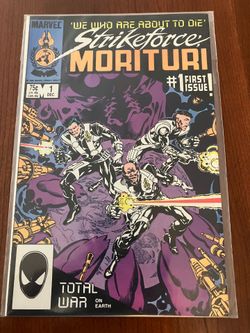 1986 StrikeForce Morituri # 1 Comic Book