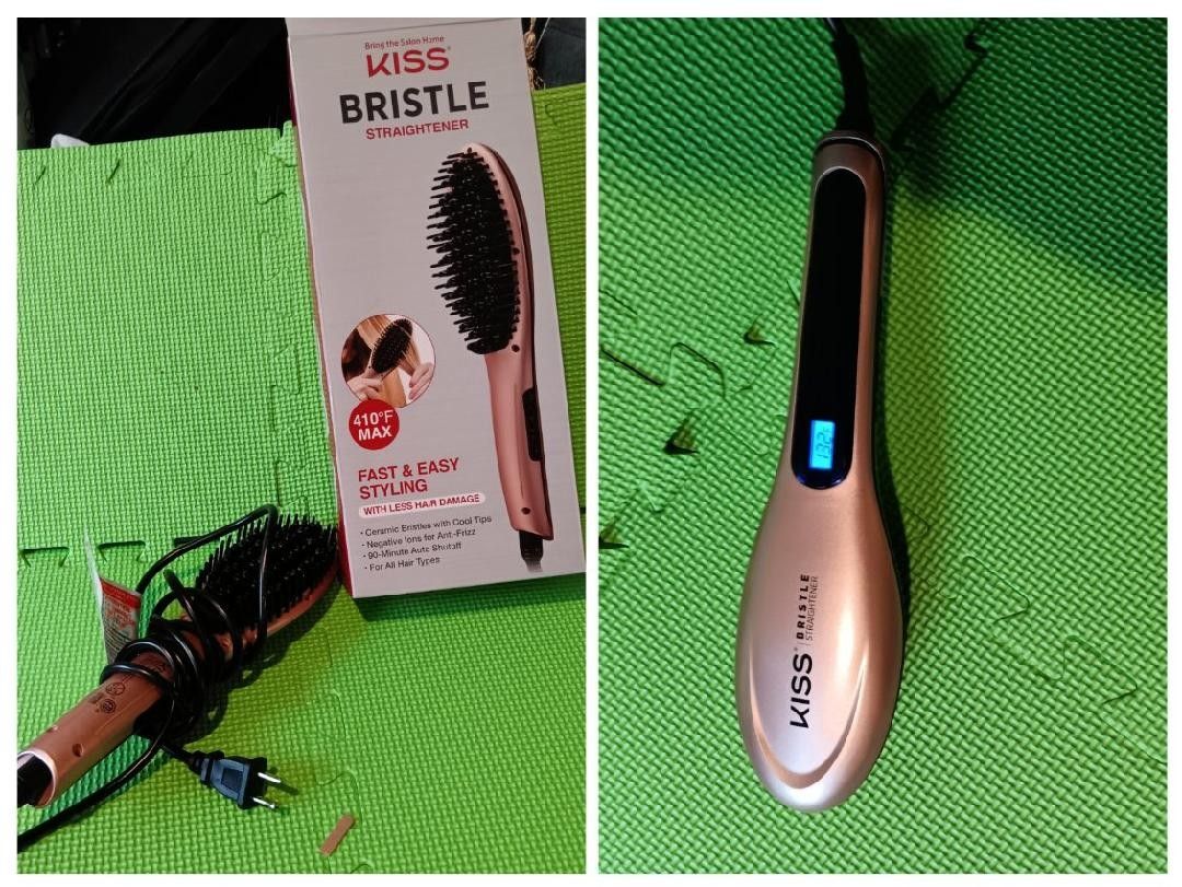 Kiss Bristle Straightener Heat Brush