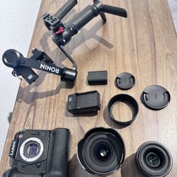 Camera Bundle! +gimbal +lenses +powerpack +extras