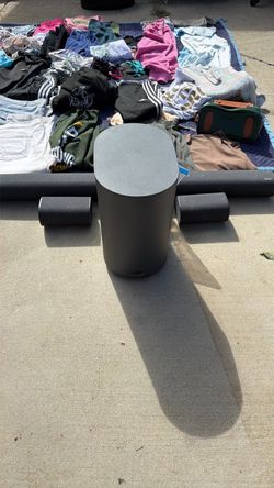 onn. 5.1.2 Surround Soundbar System with Dolby Atmos,Wireless Subwoofer and Ture Wireless Satellites, 42"