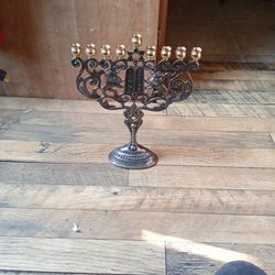 9 Candle Hanukah Ceremonial 