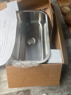 Deep  kitchen sink